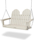 POLYWOOD Vineyard 2-Person Porch Swing, Sand by POLYWOOD