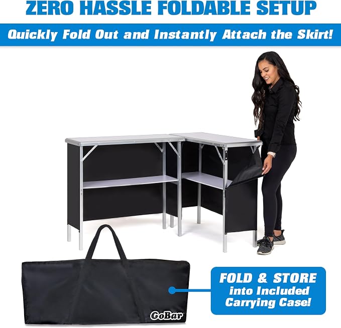 GoBar Portable Double Bar Table Set - Image 7