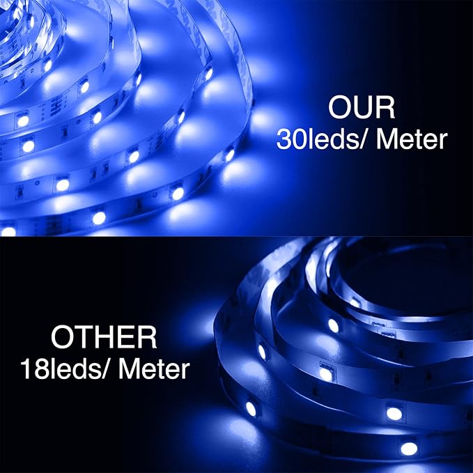 DAYBETTER Led Strip Lights 16.4ft Waterproof Color Changing Led Lights - Image 5
