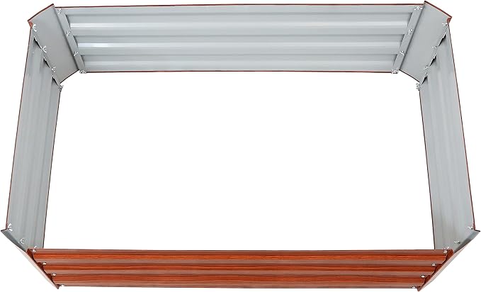 Sunnydaze 11.75" H Raised Metal Garden Bed - Image 9