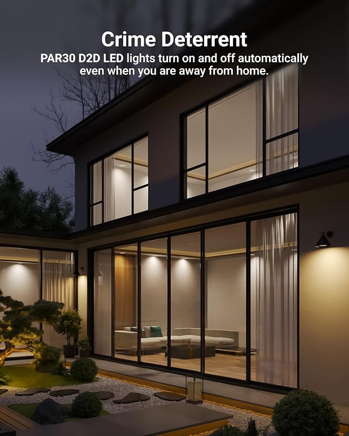 Sunco 24 Pack LED PAR30 Dusk to Dawn Light Bulb - Image 4