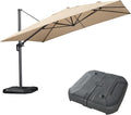 PURPLE LEAF 11.5' X 11.5' Telescopic Patio Umbrella by PURPLELEAF