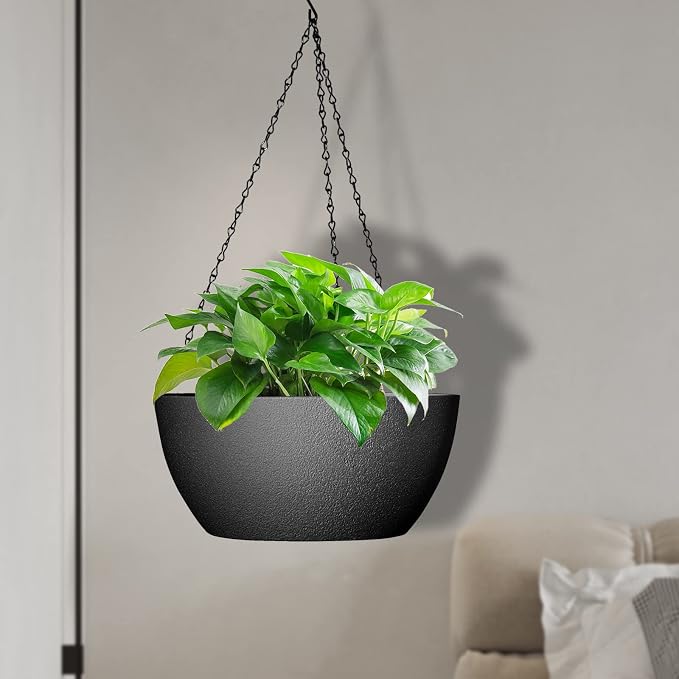 10 inch Hanging Planters for Outdoor Indoor Plants - Image 5