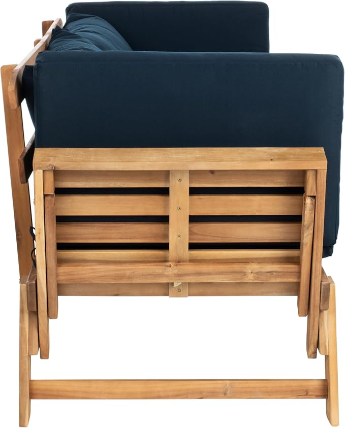 Safavieh PAT6745A Outdoor Collection Tandra Grey Modern Contemporary Daybed Day - Image 9