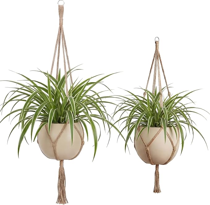 EBOOT 2 Pack 41 48 Inch Large Macrame Plant Hanger Rope to Hang Flower Pot by eBoot