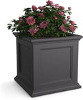 Mayne Fairfield 20-Inch Square Planter – Self-Watering, Weather-Resistant by Mayne