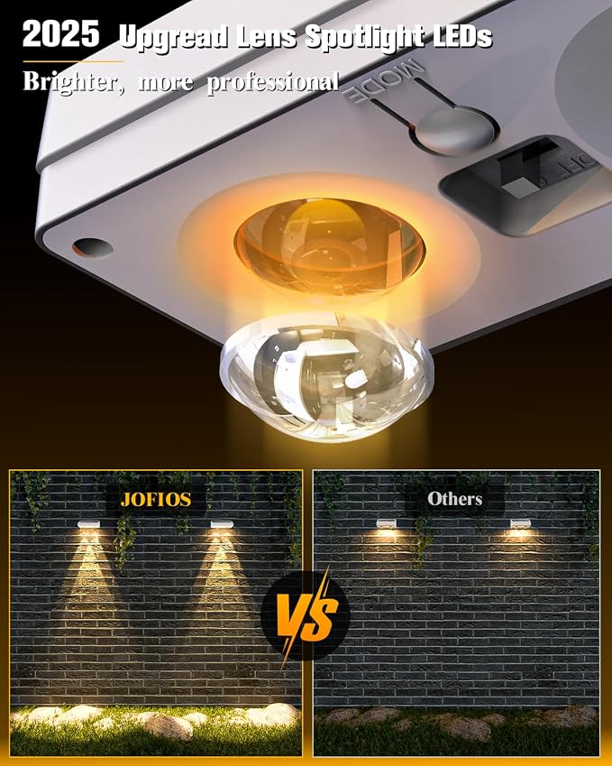 Solar Fence Lights 20 Pack, 50 Lumens Outdoor Solar Lights - Image 3