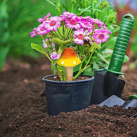 4 Pack Terracotta Watering Spikes, Vacation Self-Watering Planters Devices - Image 7