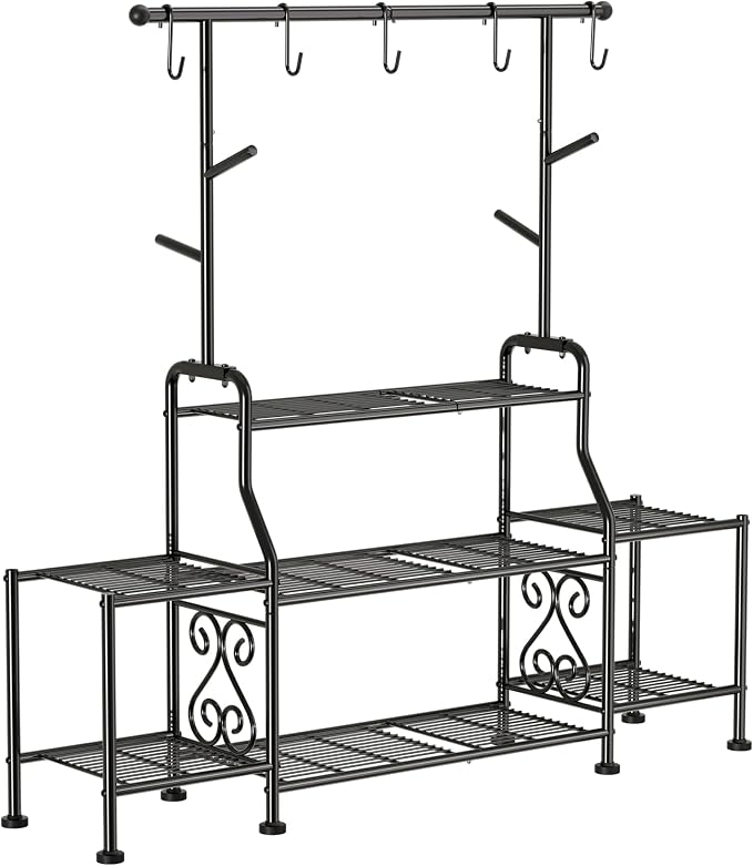 GIOTORENT 3-Tier Tall Metal Plant Stand Indoor Outdoor - Image 7