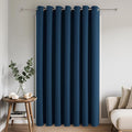 Joydeco Blackout Patio Sliding Door Curtains 90 Inches Long, Grommet Privacy by JOYDECO