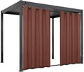 Easy-Going Linen Look Outdoor Curtains Waterproof Windproof Porch Curtains by Easy-Going
