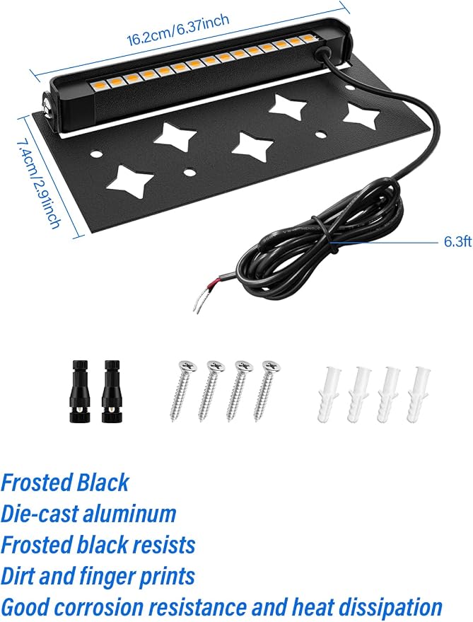 5W Retaining Wall Lights, 7 inch LED Hardscape Lighting Low Voltage Landscape - Image 8