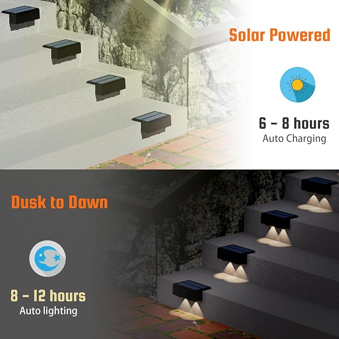 8-Pack Multi-Color Solar Spotlights - Image 4