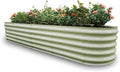 Gardmax Galvanized Raised Garden Bed, Lightweight Planter Boxes Outdoor by ChooseGardmaxforbetterlife