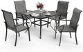Pamapic 5-Piece Outdoor Dining Set, Patio Dining Set by Pamapic
