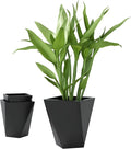 Outsunny Set of 3 Tall Planters, MgO Indoor Outdoor Planters by Outsunny