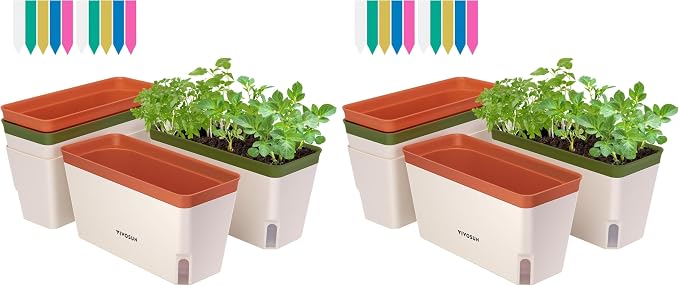 VIVOSUN Self-Watering Planters, Plant Container by VIVOSUN
