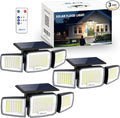 Solar Security Light Outdoor Super Bright LED, Motion Sensor Flood Light by JEJOT