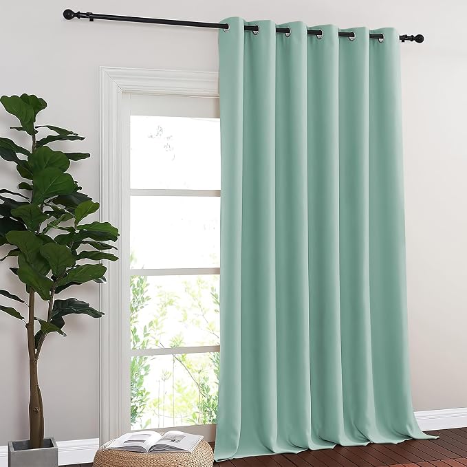 NICETOWN Aqua Blue Blackout Curtains - Image 7