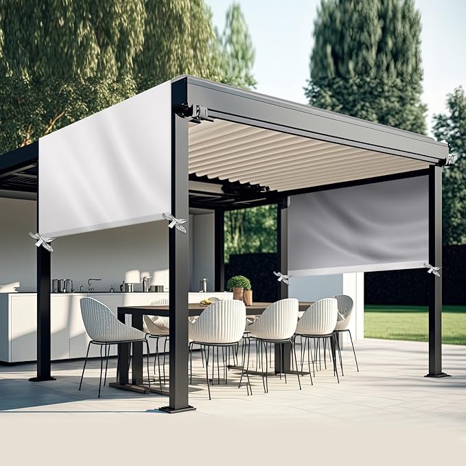 Universal Pergola Replacement Canopy Outdoor Canopy Shade Cover Waterproof by Wowangce