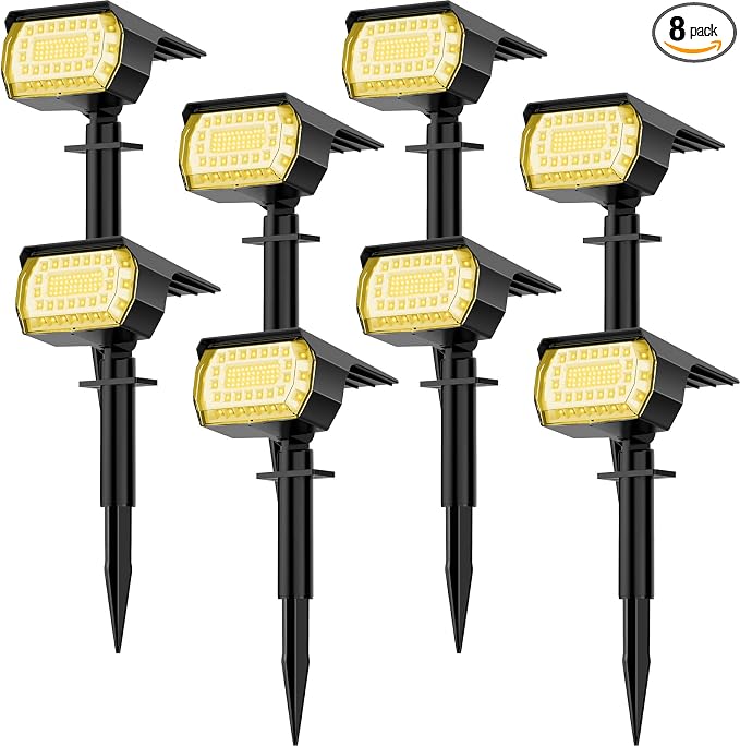 LANSOW Solar Spot Lights Outdoor, 2-in-1 Solar Landscape Spotlights, 3 Modes by LANSOW