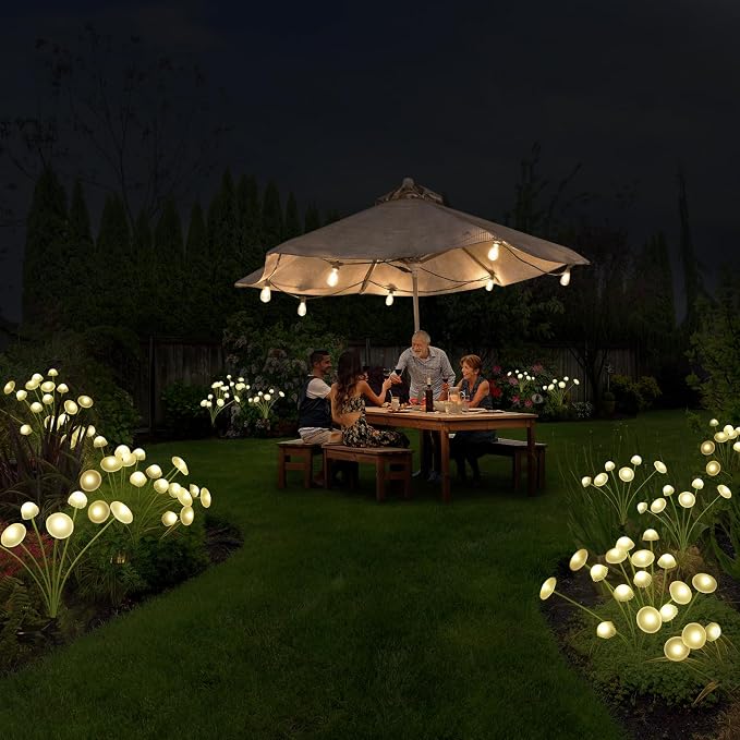 Solar Garden Lights, Waterproof Firefly Outdoor Decor - Image 6