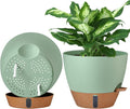 montresor 2 Pack 8 inch Plant Pots, PP Plastic Self Watering Plant Pot by Montresor