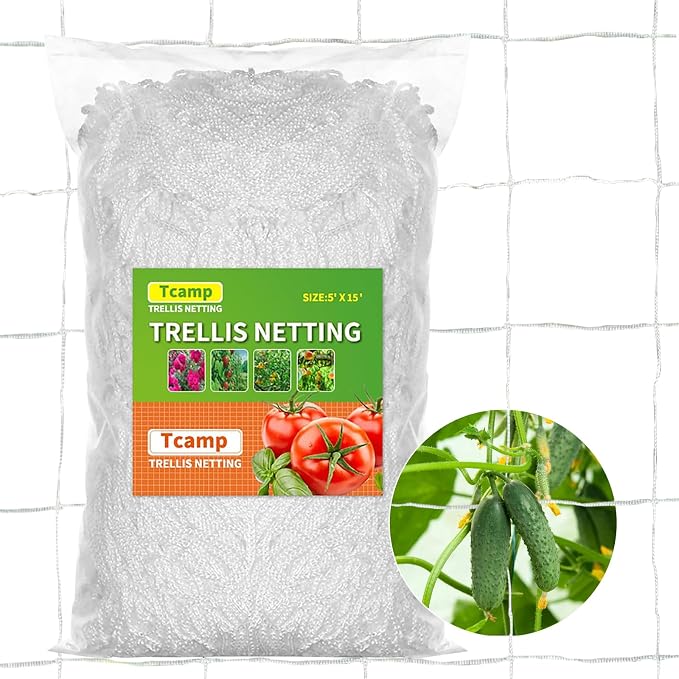 Tcamp Trellis Netting for Climbing Plants Outdoor Indoor - Image 2