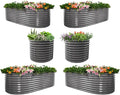 A ANLEOLIFE Set of 6, 30 Inch Extra Tall Galvanized Raised Garden Beds Kit by AAnleolife