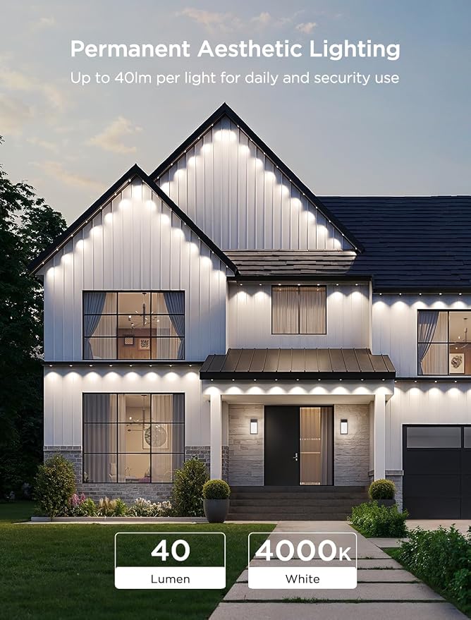 Govee Permanent Outdoor Lights 2, 150ft RGBIC Outdoor Lights - Image 8