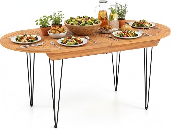 Tangkula 71" Outdoor Dining Table by TANGKULA