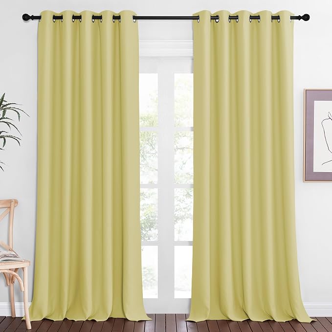 NICETOWN Blackout Curtains 84 Inch Length, Thermal Insulated Curtains by NICETOWN