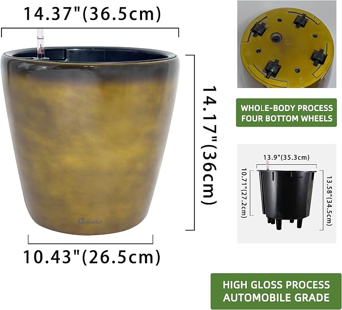 Dexceder 15x14 Self Watering Planter - Image 3