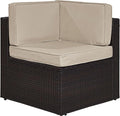 Crosley Furniture Palm Harbor Corner Outdoor Sectional Chair, Wicker Patio by CrosleyFurniture