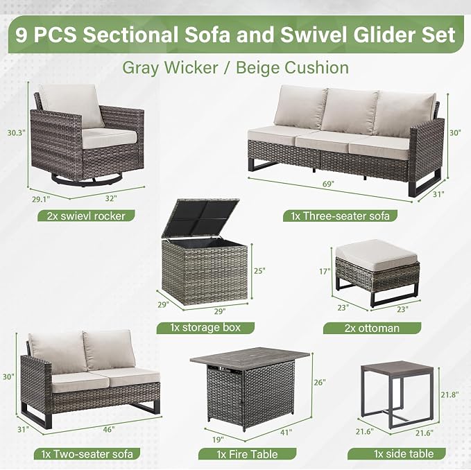 Belord Outdoor Sectional Sofa - Image 2