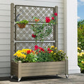 YITAHOME 43.3x17.7x61 in Planter Trellis Box by YITAHOME