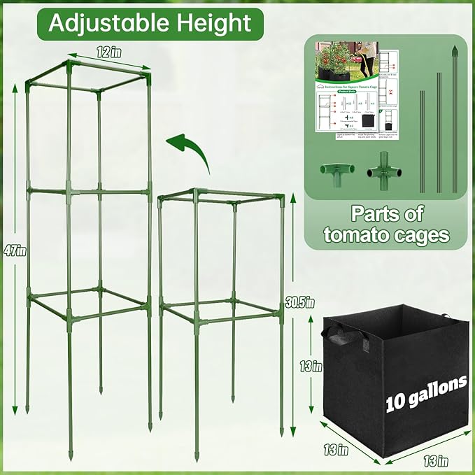 ANPHSIN 2 Sets Tomato Cages - Image 5