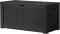 Devoko 120 Gallon Deck Box Resin Outdoor Storage Box Waterproof by DEVOKO