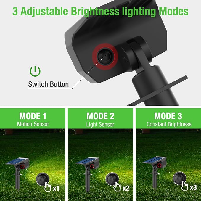 nipify 1 Pack Solar Lights Outdoor Waterproof, Motion Sensor Spot Lights 3 - Image 3