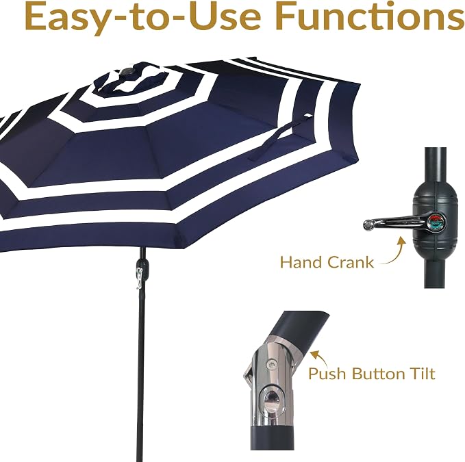 Sunnydaze Outdoor Patio Umbrella - Image 2