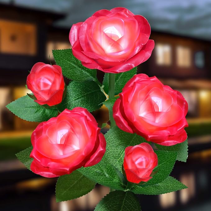 Solar Flower Lights Outdoor by LightYourLife