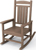 KINGYES HDPE Rocking Chairs Outdoor, Patio Rocking Chairs by KINGYES