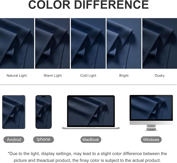 RYB HOME Extra Wide Outdoor Curtains - Image 8