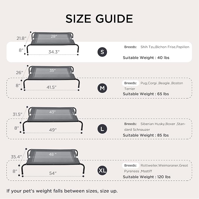 Bedsure Outdoor Elevated Dog Beds - Image 5