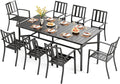 PHI VILLA 9 Pieces Outdoor Dining Set by PHIVILLAThepioneerofcomfortablehouseholdsupplies