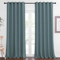NICETOWN Blackout Greyish Blue Curtains & Drapes by NICETOWN