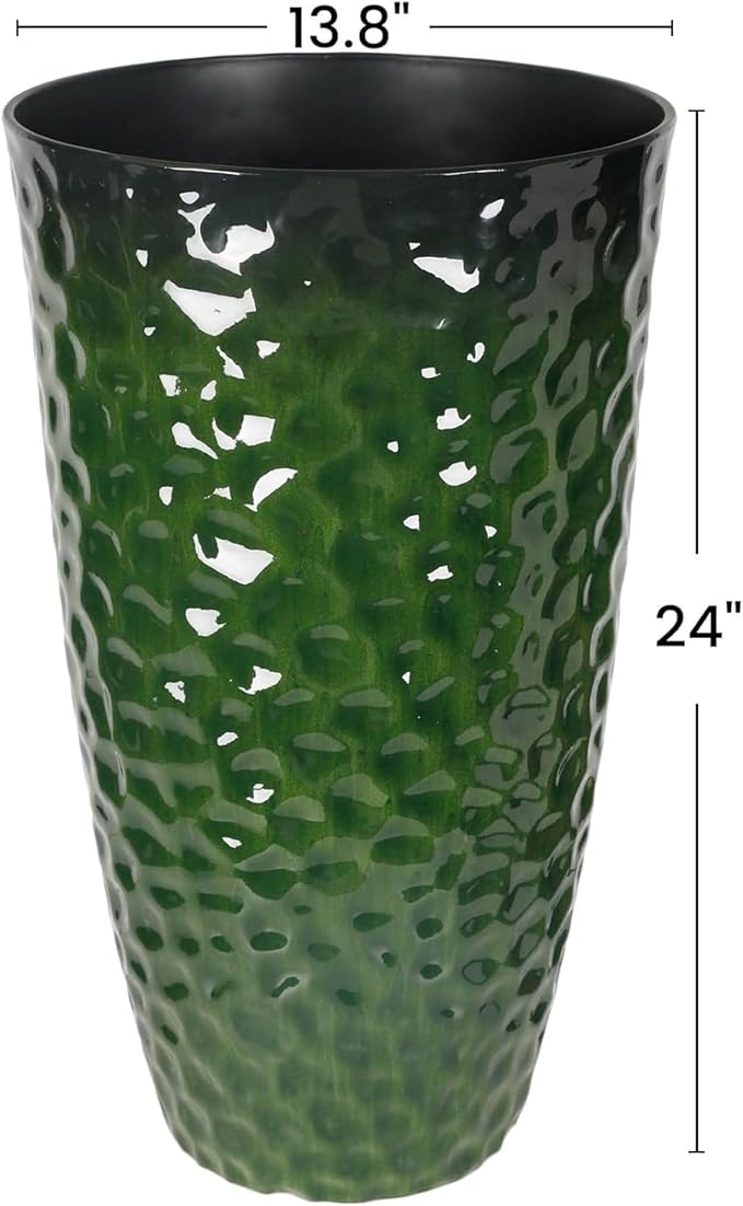 Worth 2 Pack 24" Tall Large Plastic Planter - Image 2