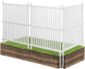 VEVOR 3 Panels Outdoor Privacy Screen, 36 x 45 in Air Conditioner Fence by VEVOR