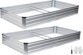 Galvanized Raised Garden Bed Outdoor | Metal Raised Garden Bed by Zettfuly