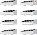 NIORSUN Solar Fence Lights, 8 Pack Solars Deck Light, Warm White Color by NIORSUN